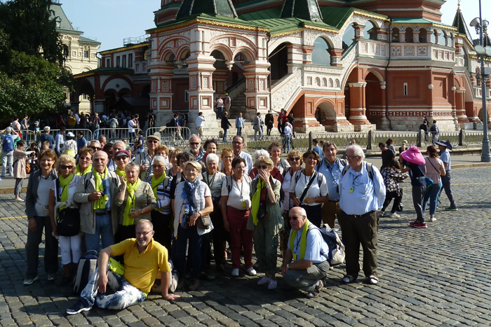Trente-trois pèlerins du diocèse de la Nièvre se sont rendus à Moscou et Saint-Pétersbourg à l'automne 2018